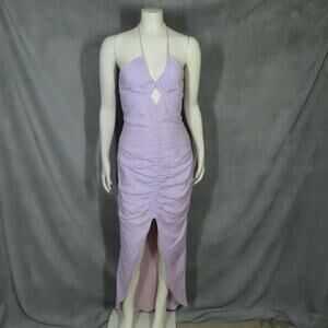 Rumer Lavender Estelle Halter Maxi XS